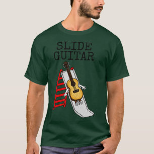 Camiseta Slide Guitar Guitarista Músico Encantado