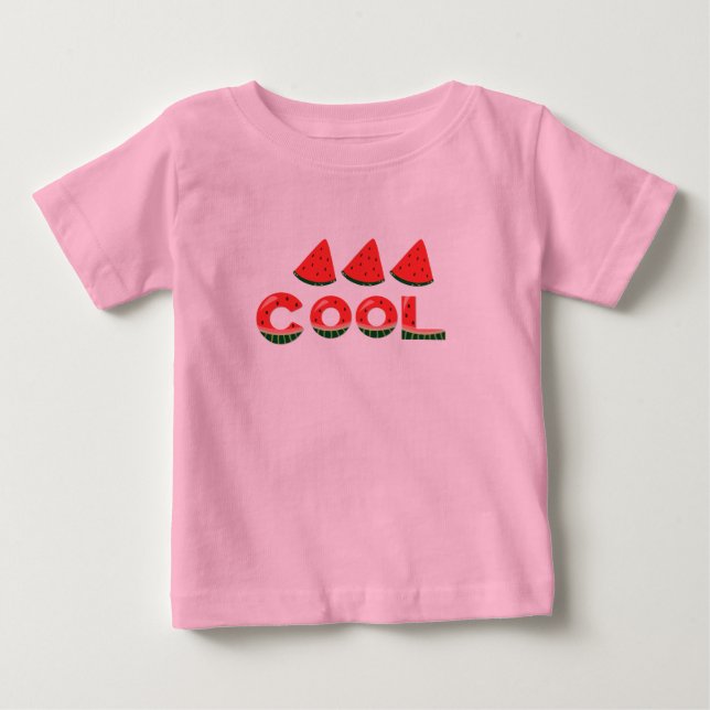 Camiseta Slides de verão cute melancia (Frente)