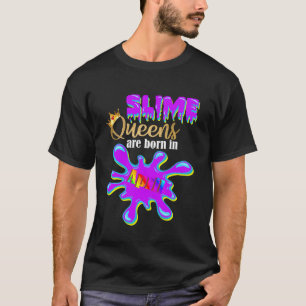 Camiseta Slimus Birthday Girl Party Slime Queens estão Nas