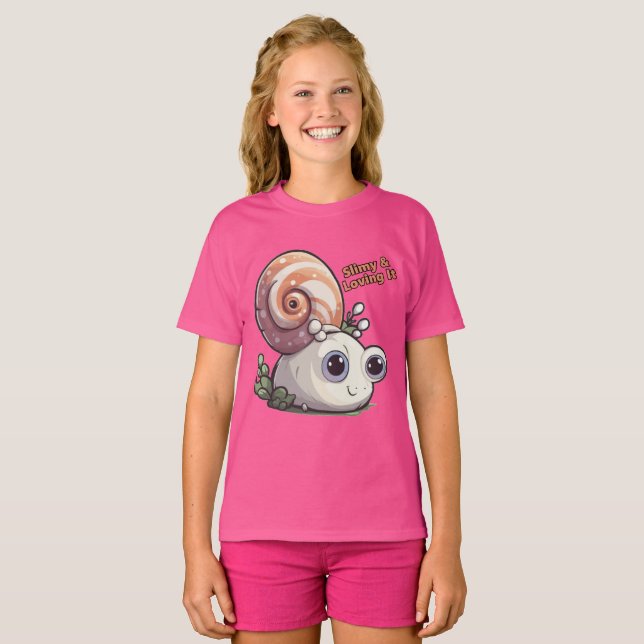 Camiseta Slimy e Adorando (Frente Completa)