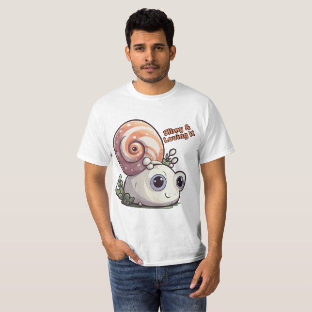 Camiseta Slimy e Adorando (Frente Completa)