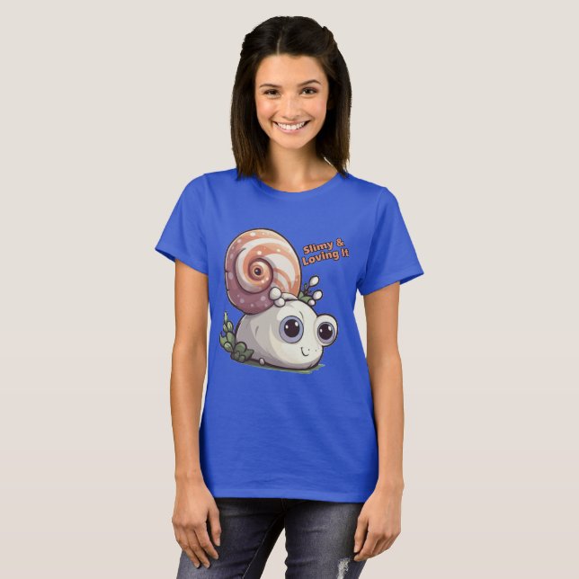 Camiseta Slimy e Adorando (Frente Completa)