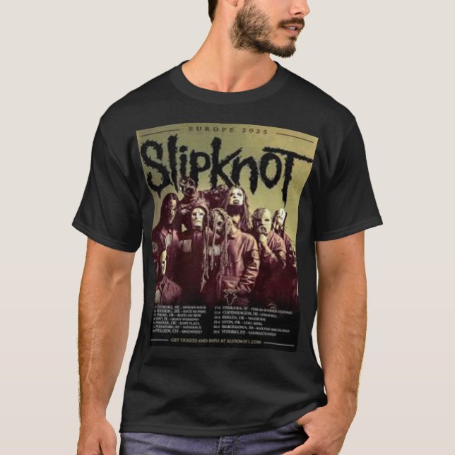 CAMISETA SLIPKNOT - EUROPA TOUR (Frente)