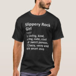 Camiseta SLIPPERL ROCK GIRL PA PENNSYLVANIA Funny City Root<br><div class="desc">Legal nascer na cidade ou trabalho de arte criado para o nativo "Slippery Rock Girl PA Pensilvânia". É um presente perfeito para qualquer mulher que queira surpreender. Comprar o design agora!</div>
