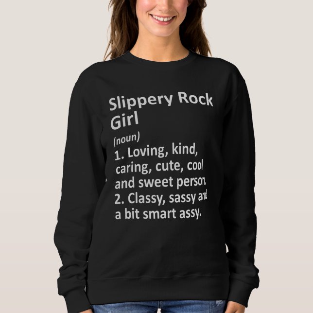 Camiseta Slippery Rock Girl Pa As Raízes da Pensilvânia (Frente)