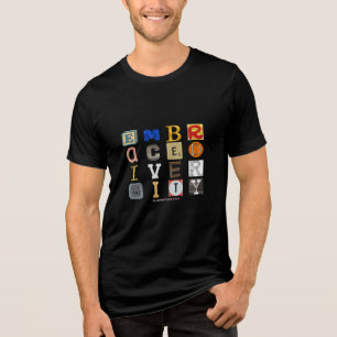 Camiseta SlipperyJoe abraçar a diversidade metáfora LGBTQIA
