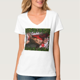 Camiseta SlipperyJoe masculino do peito seis pacotes de est