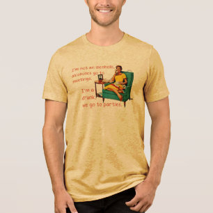 Camiseta SlipperyJoe socializando festa de bebida mulher re