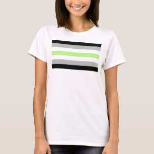 Camiseta SlipperyJoe's Agender Pride Flag gay Dons LGBTQIA