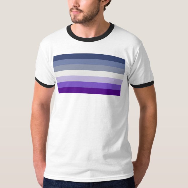 Camiseta SlipperyJoe's Butch Lesbian Pride Flag gay (Frente)