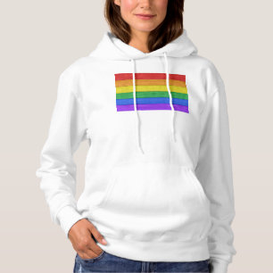 Camiseta SlipperyJoe's clássico arco-íris tátil feito à mão