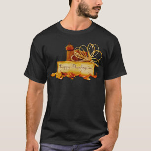 Camiseta SlipperyJoe's clima quente de Ação de Graças rústi