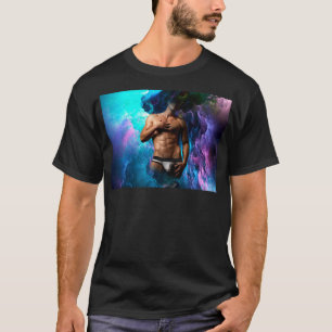 Camiseta SlipperyJoe's cueca masculina musculosa protuberân