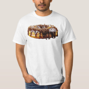 Camiseta SlipperyJoe's donut decadente coberto com uma espe