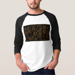 Camiseta SlipperyJoe's Estrela de David temática de Hanukka