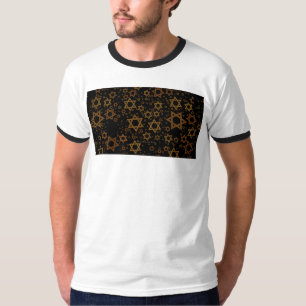 Camiseta SlipperyJoe's Estrela de David temática de Hanukka