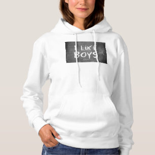 Camiseta SlipperyJoe's Eu Gosto de Meninos quadro-negro suj