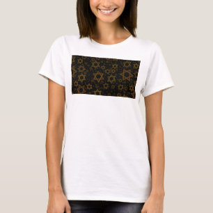 Camiseta SlipperyJoe's Hanukkah-temático Estrela David artí