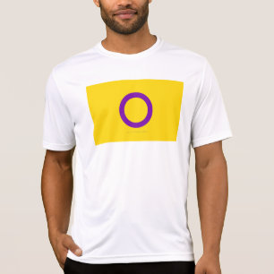 Camiseta SlipperyJoe's Intersex orgulde flag amarelo backgr