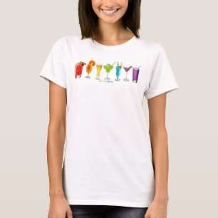 Camiseta SlipperyJoe's torce bebidas alcoólicas coquetéis L