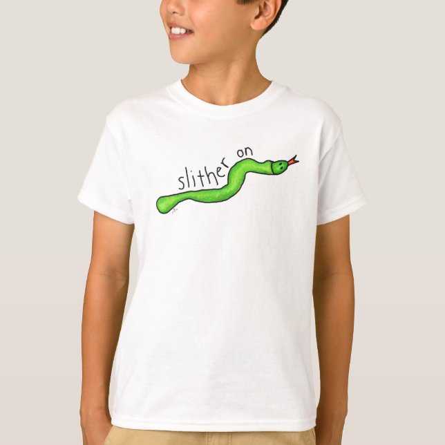 Camiseta "Slither On" (Frente)