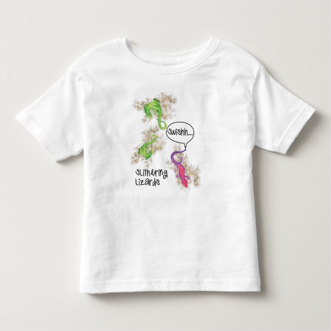 Camiseta Slithering Lizards Toddler Tee (Frente)