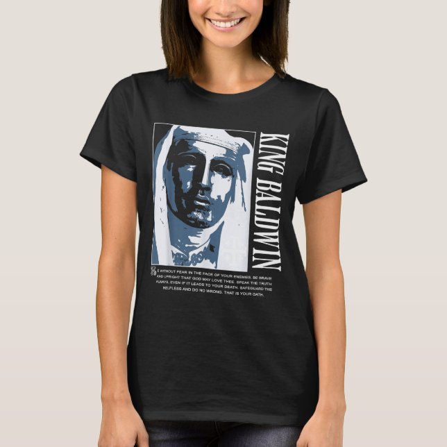 Camiseta Sliver Mask King Baldwin Iv Meme The Leper King Wa (Frente)