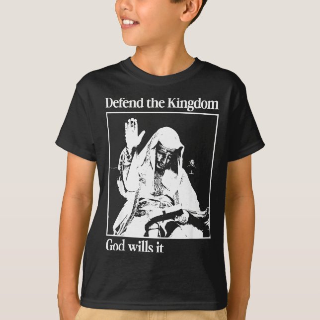 Camiseta Sliver Mask King Baldwin Iv Meme The Leper King Wa (Frente)