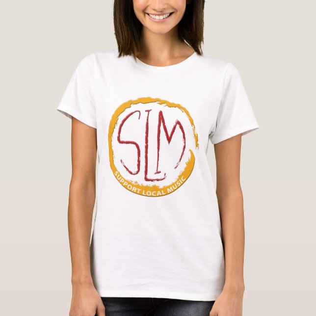 Camiseta SLM - Suporte a música local 2 (Frente)
