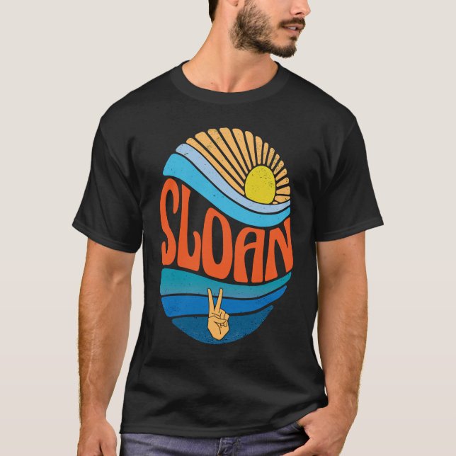 Camiseta Sloan Vintage Sunset Sloan Groovy Tie Dye (Frente)