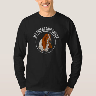 Camiseta Slog do Proprietário do Cão do Círculo de Amizade 