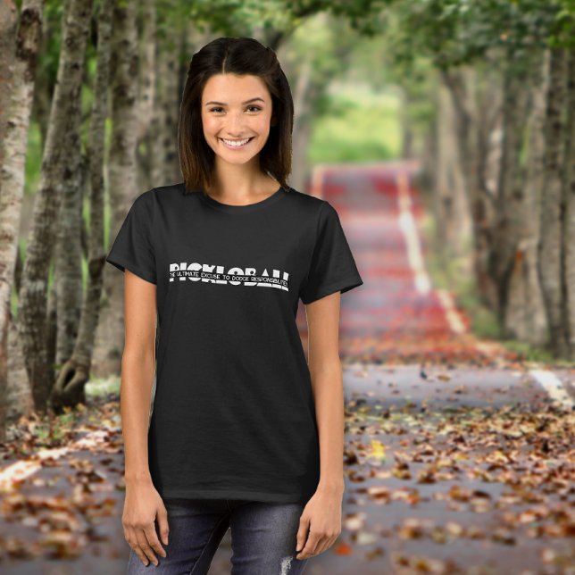 Camiseta Slogan branco engraçado do Pickleball Lover (Criador carregado)