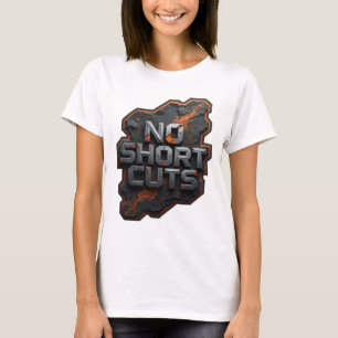 Camiseta Slogan Cinza Brincalhão SEM ATALHOS