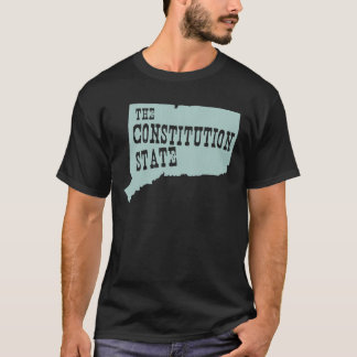 Camiseta Slogan da divisa do estado de Connecticut