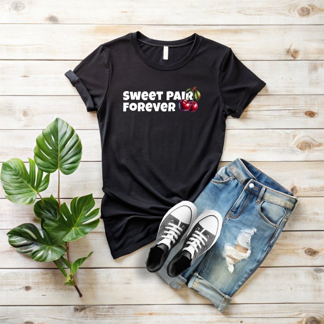 Camiseta Slogan da mãe da cereja vermelha engraçada (Criador carregado)