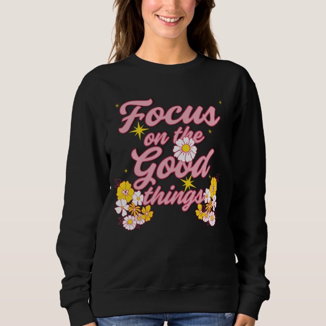 Camiseta Slogan da Nature Soul | Foco nas coisas boas (Frente)