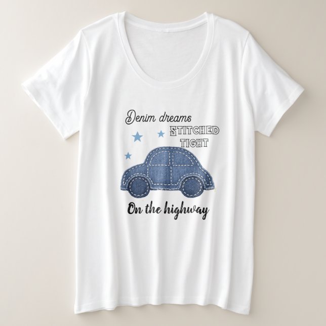 Camiseta slogan de carro engraçado (Frente do Design)