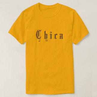 Camiseta Slogan de Filme Chica Gothic Blackletter