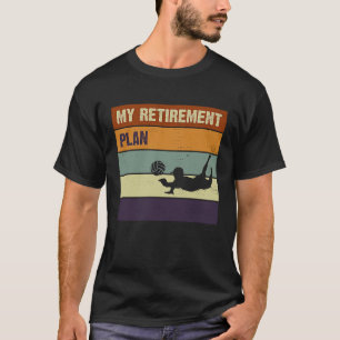 Camiseta Slogan de Jogadores de Voleibol do Meu Plano de Re