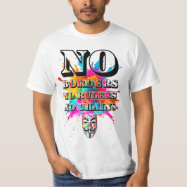 Camiseta Slogan de protesto. Anônimo.