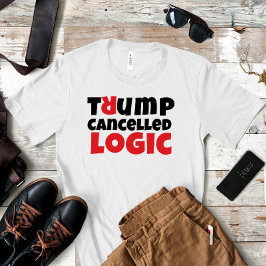 Camiseta Slogan de protesto estudantil anti-Trump vermelho 
