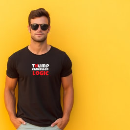 Camiseta Slogan de protesto estudantil anti-Trump vermelho 