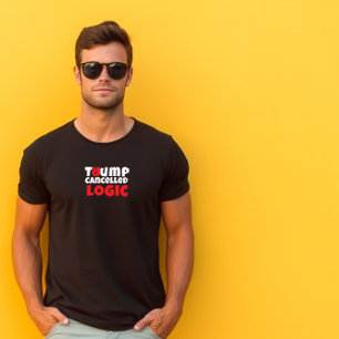 Camiseta Slogan de protesto estudantil anti-Trump vermelho 
