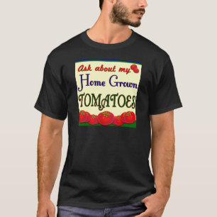 Camiseta Slogan do Jardim do Tomato Homegrown