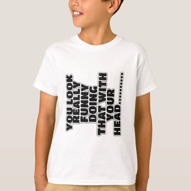 Camiseta Slogan engraçado (Frente)