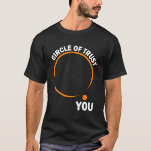 Camiseta Slogan Engraçado Círculo De Confiança