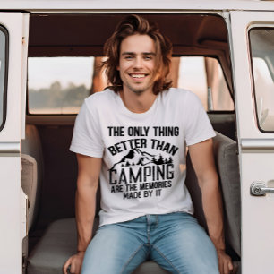 Camiseta Slogan engraçado da câmera citações de acampamento