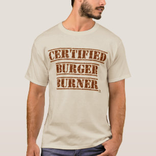 Camiseta Slogan engraçado de churrasco de quemima hambúrgue