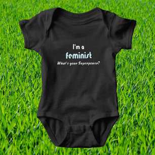 Camiseta Slogan feminista da superpotência