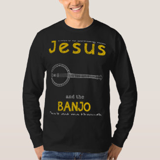 Camiseta Slogan Hilário Jesus e Banjo Tee Inspiracional